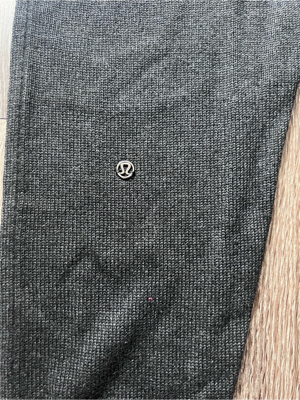 Lululemon dark grey knit drawstring joggers - Picture 6 of 6